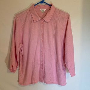 Christopher and banks linen blouse